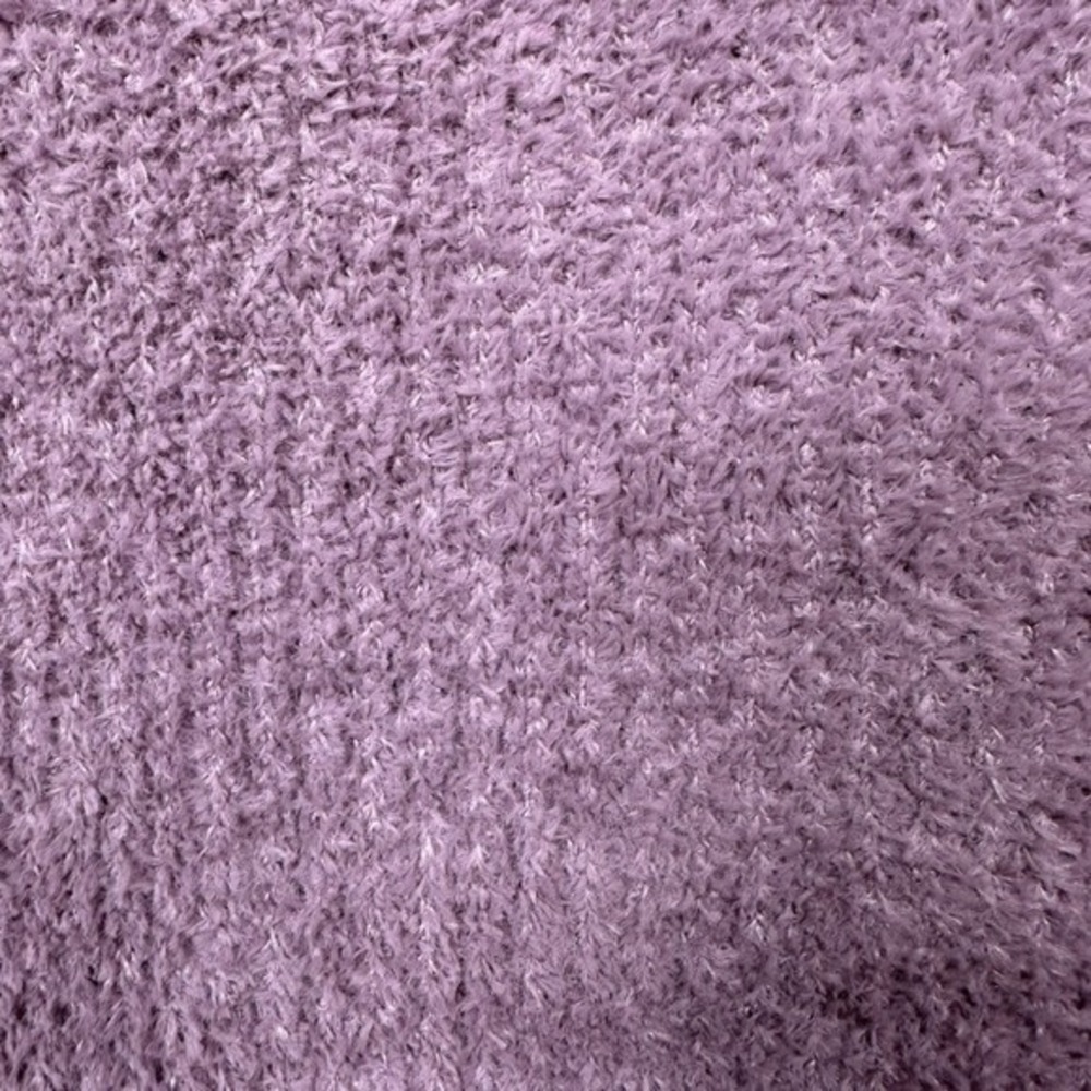 Wild Fable Off The Shoulder Fuzzy Sweater Dress 1X‎ Mini Purple Pastel NEW - Picture 3 of 8